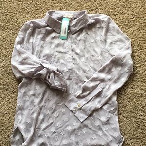 NWTO Grey layered blouse